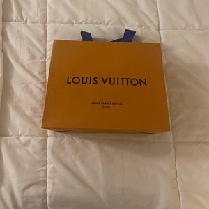 Authentic Louis Vuitton shopping bag